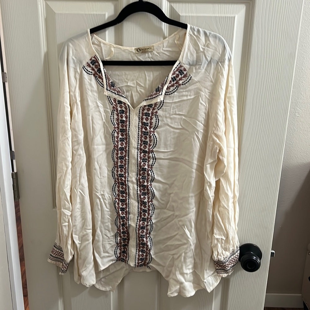 Boho Long Sleeve Blouse